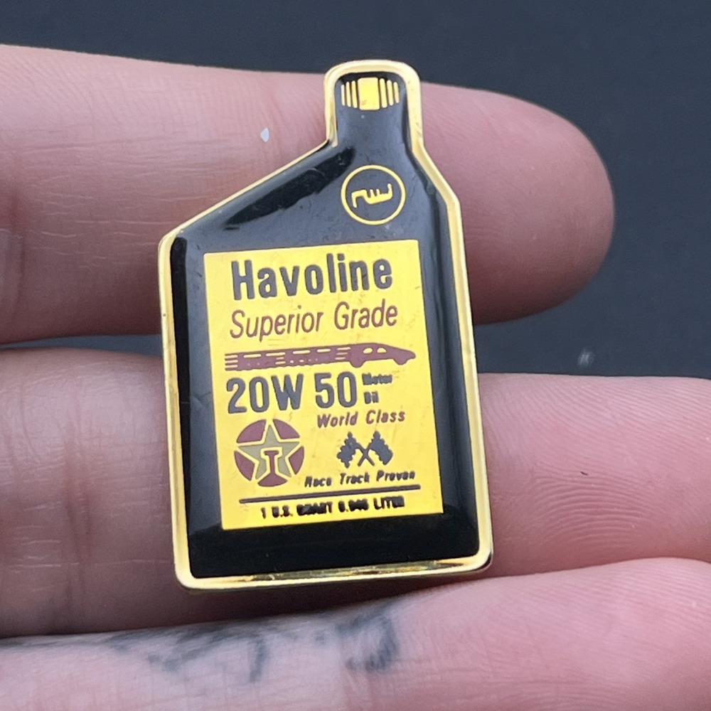Havoline Superior Grade Oil Container Texaco Lapel‎ Hat Pin